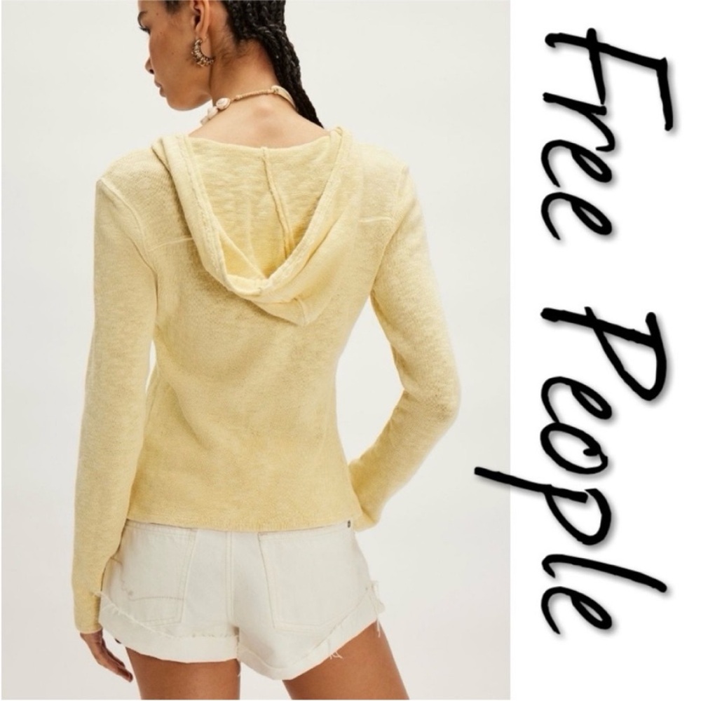 Free People We The Free Speed Drive Hooded Long Sleeve NWT L